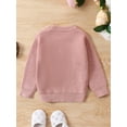 thumbnail image 4 of Baby Girl Valentine’s Day Sweaters Cute Long Sleeve Heart Embroidery Knit Pullovers Jumper Tops, 4 of 9