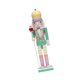 thumbnail image 5 of Cascanueces de madera Cascanueces Manualidades Escena Diseño Accesorios Regalo festivo Decoración de escritorio Cascanueces navideño para vacaciones abrigo verde, 5 of 8