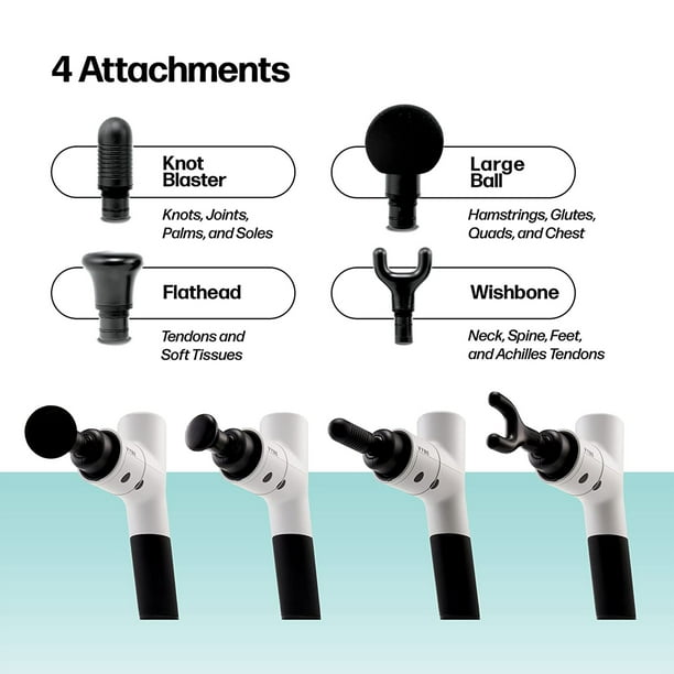 Vybe Premium Deep Tissue Muscle Massage Gun with Speeds and