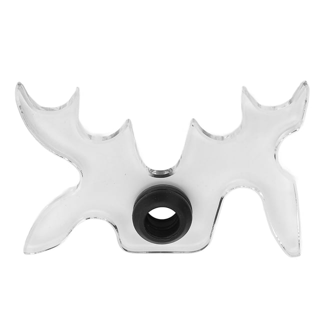 Tête de Pont de Queue de Billard pour Piscine, Tête de Pont de Billard Portable à Enfiler, Support de Queue de Billard en Acrylique