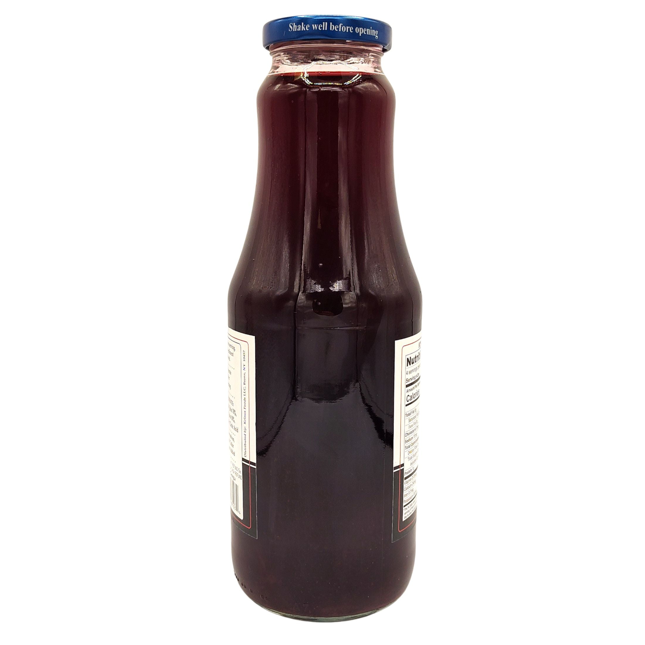 Marco Polo Pomegranate Blueberry Juice with Smooth Texture, 33.8 Fl Oz