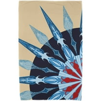 Simply Daisy 30" x 60" Sailor's Delight Geometric Print Beach Towel