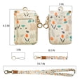 thumbnail image 3 of bolimoss Fashion Badge Holder with Zipper, Light Yellow, 3 of 4