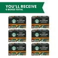 thumbnail image 2 of Starbucks K-Cup Coffee Pods, Medium Roast Coffee With 2X Caffeine House Blend For Keurig Coffee Makers, 100% Arabica, 6 Boxes (60 Pods Total), 2 of 4