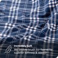 thumbnail image 3 of Bare Home Ensemble de Draps en Flanelle de Coton Double Brossé 100 %, 3 of 5
