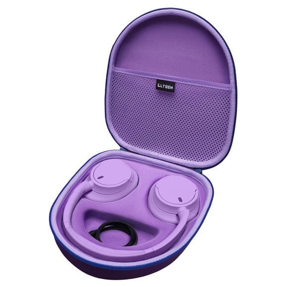 Funda LTGEM Compatible con Audífonos Sony WH-CH720N / WH-CH520 / WHCH710N / WH-CH510 con Cancelación de Ruido, Over Ear, Color Púrpura Oscuro