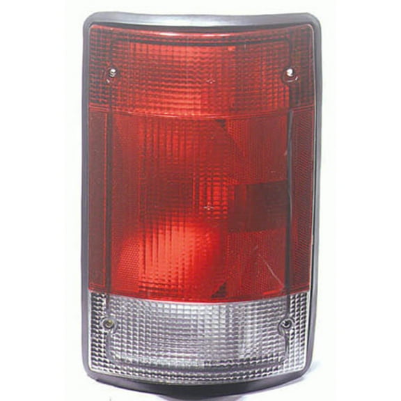 KAI New Economy Replacement Passenger Side Tail Light Assembly, Fits 1995-2003 Ford Econoline