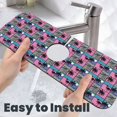 thumbnail image 6 of Pofeuu Hawaii Palms Print Splash Guard for Sink Faucet Sink Gadgets-Splash Guard Behind Faucet Drip Catcher for Kitchen, Bathroom,Sink Mat, 6 of 7