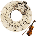thumbnail image 2 of Notes Musical Instruments Easy to Carry Educational Chord Wheel Wooden Melody Tool Songwriters Guitar for Musicians, 2 of 6