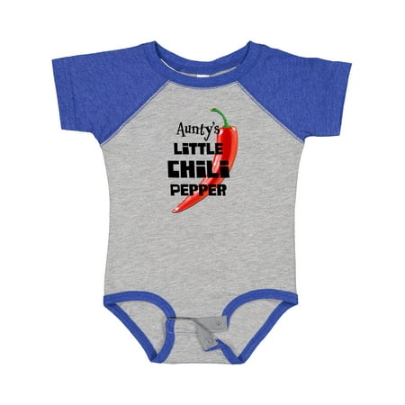 

Inktastic Aunty s Little Chili Pepper Gift Baby Boy or Baby Girl Bodysuit