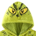 thumbnail image 2 of Dr. Seuss Grinch Oversized Hoodie with Pockets (Girls), One Size, Fits Sizes 4-10, 2 of 5