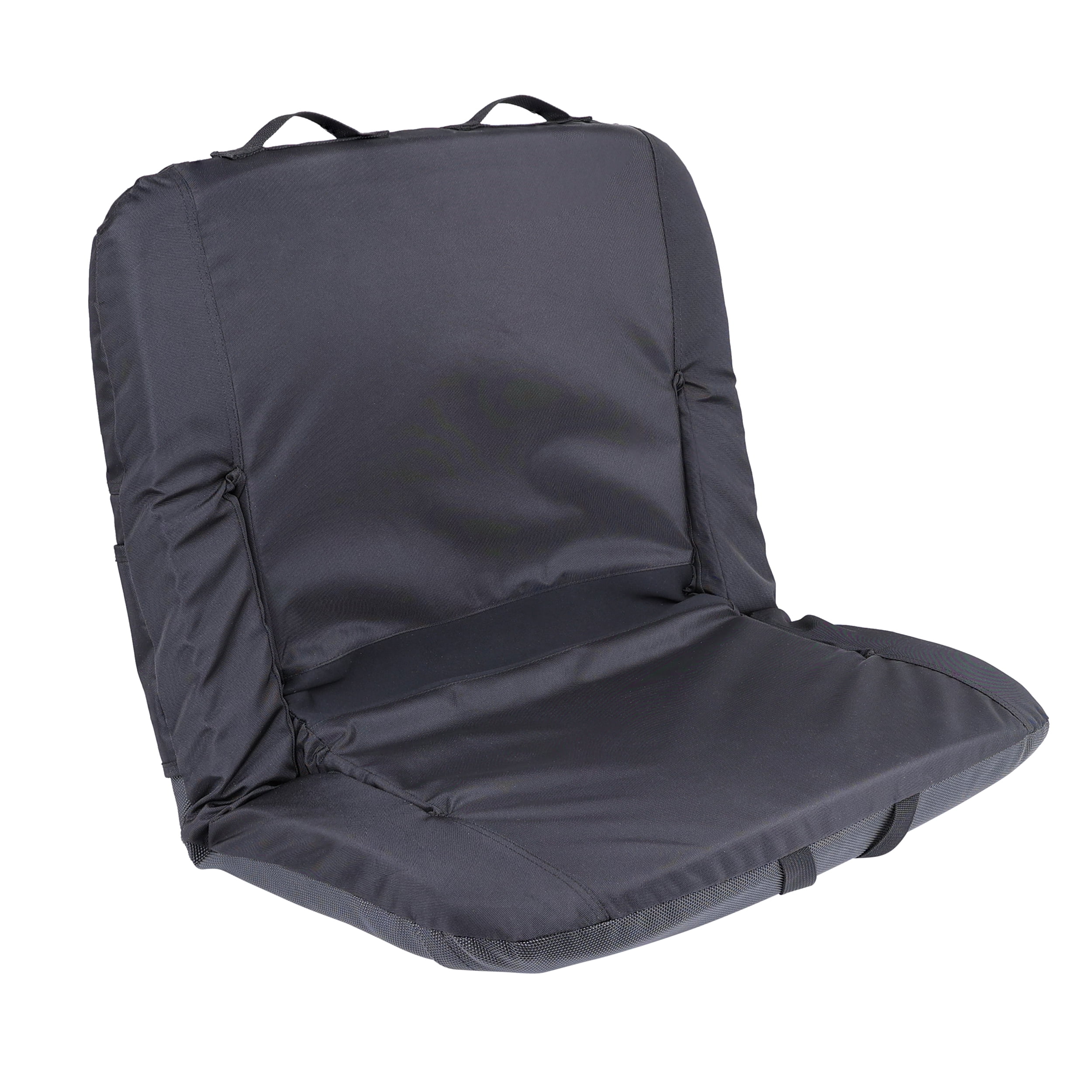 Cascade Mountain Tech 22" Wide Reclining Stadium Seat - with Pocket - Black