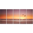 thumbnail image 2 of Beach Sunset and Sea Gulls, 2 of 3