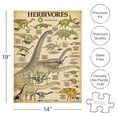 thumbnail image 2 of Puzzle AQUARIUS Smithsonian, dinosaurios herbívoros, 500 piezas, 2 of 7