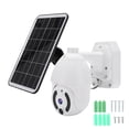 thumbnail image 1 of Cámara Solar WiFi de 2,5 pulgadas, 2MP, impermeable, visión nocturna infrarroja, alarma de detección de movimiento, sistema de seguridad para el hogar para Tuya, 1 of 5