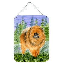 Caroline's Treasures SS8459DS1216 Pomeranian Wall or Door Hanging Prints, 12x16, multicolor