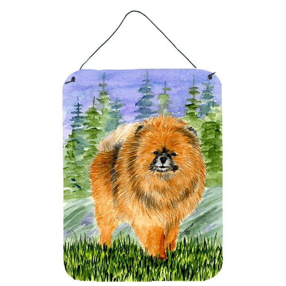 Caroline's Treasures SS8459DS1216 Pomeranian Wall or Door Hanging Prints, 12x16, multicolor