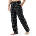 thumbnail image 2 of Fruit of the Loom Men's Plaid Fleece Pajama Pant 2-Pack, Sizes S-5XL, 2 of 13
