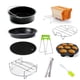 thumbnail image 2 of Accesorios para Hornear ANGGREK 10 Piezas para Freidora de Aire 3.2qt-5.8qt, 2 of 8