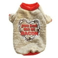 thumbnail image 1 of Flmtop Pet Pullover Letter Print Keep Warmth Soft Texture Fashion Pet Dogs Sweatshirt Costume for Winter, 1 of 11