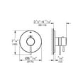 thumbnail image 4 of Essence New 2-Handle Single Function Thermostatic Trim With Control Module, 4 of 6