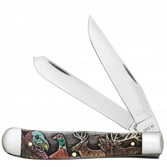 Case Cutlery 60585 Wild Game Series Trapper Folding Pocket Knife