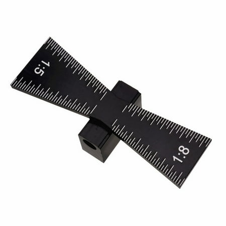 

BAMILL Woodworking Dovetail Marker Aluminum Alloy Dovetail Marking Template 1:5 & 1:8
