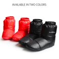 thumbnail image 2 of 2Pair Outdoor Winter Duck Down Booties Thermal Slippers Camping Boots 28cm--, 2 of 5
