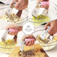 thumbnail image 4 of Dough Blender - Stainless Steel Pastry Cutter, Heavy Duty Dough Cutter With Blades, Pastry Blender And Butter Cutter - Pastry Cutter For Baking (pink), 4 of 5