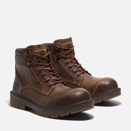 Timberland Pro Whitman 6-Inch Comp Toe WP Workboot, Brown Cooper, Size W 11