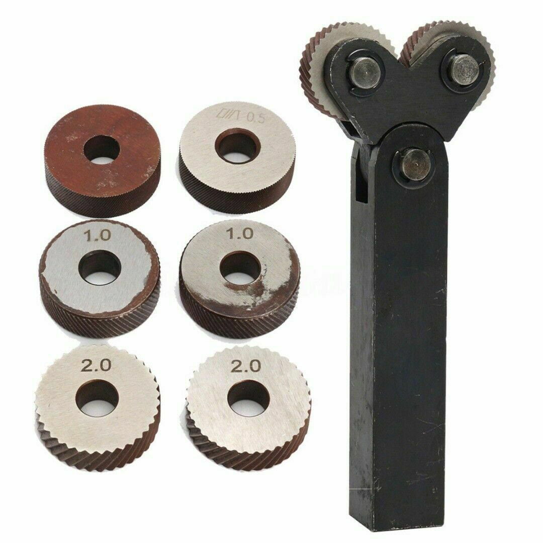 Knurling Tool for Mini Metal Lathe Steel Material Knurling Tool Hand Knurling Wheels Mini Lathe Knurling Tool