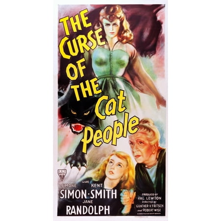 Carter Movie Poster - The Curse Of The Cat People Us Poster Art Simone Simon Ann Carter Julia Dean 1944 Movie Poster Masterprint