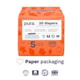 thumbnail image 3 of Pura Sensitive Soft Sustainable Baby Diapers Size 5, (20 Count), 3 of 8
