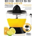 thumbnail image 3 of Extracteur d’Agrumes Électrique Big Boss – Activation One-Touch, Extracteur Réversible Automatique, Capacité de 25 oz, Noir, 3 of 5