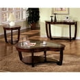 thumbnail image 3 of Furniture of America Tunton Solid Wood 1-Shelf End Table in Dark Cherry, 3 of 3