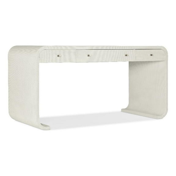 Bowery Hill Modern / Contemporary Writing Desk in White Wood