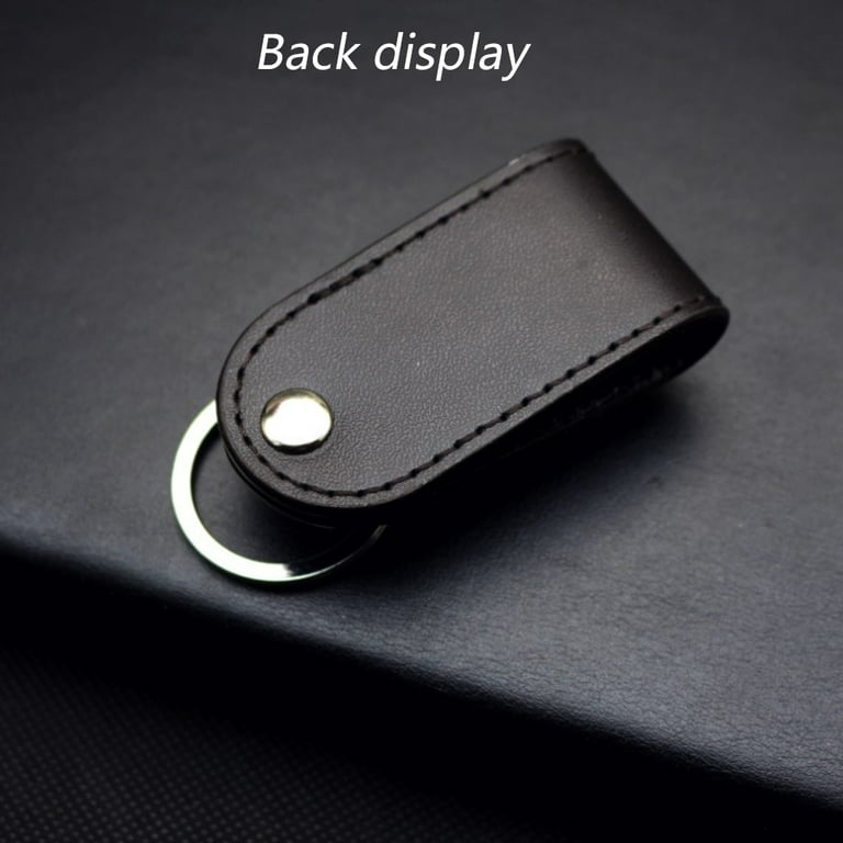 Portable Leather Belt Loop Keychain with Detachable Clips Belt Key Chain  Holder