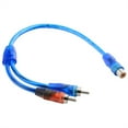 thumbnail image 4 of Car Audio Cable 1 Female To 2 Male Rca Adapter Wire Splitter Signal Connector, 4 of 6