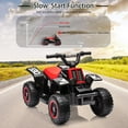 thumbnail image 3 of Garvee Adventure Awaits! 12V Kids ATV Electric Ride On Car – Battery-Powered Fun with LED Lights, Music, High/Low Speed, and Treaded Tires for Boys & Girls Aged 3-6,Black, 3 of 8