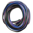 thumbnail image 5 of 4X 4 del Cable de Alambre Conector de Ampliacion para la Tira del RGB LED 3528 5050 Conector Colorido 5M, 5 of 5