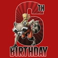 thumbnail image 2 of Boy's Marvel Rocket and Baby Groot 6th Birthday  Graphic T-Shirt, 2 of 4