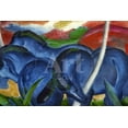 thumbnail image 1 of Big Blue Horses, Unframed Giclee Print Wall Art by Franz Marc Sold by ArtCom, 1 of 4