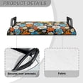 thumbnail image 3 of Jeiento Hippie Flower Golf Cart Seat Cover for 2-Person Seats Non-Slip Golf Seat Covers for Cart Keep Warm Golf Cart Seat Towel Blanket Universal Golf Cart Seat Towel Blanket Protector, 3 of 5