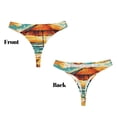 thumbnail image 3 of Fotbe Beach Umbrella Sunset Tanga Sin Costuras para Mujer con Estampado – Panties Invisibles, Transpirables y Cómodos para Uso Diario-4X-Large, 3 of 6