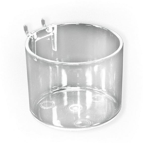 4" Diameter Cup Display for Pegboard or Slatwall, 10-Pack