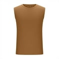 thumbnail image 3 of fatyb Tank Tops for Men Casual Crew Neck Sleeveless Knit T Shirts Workout Mens Summer Beach Muscle Tee, 3 of 6