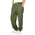 thumbnail image 4 of YDFCWX Boy Sweatpants Straight Leg Open Bottom Casual Boys Sweatpants Athletic School Pants with Pockets AG,11-12 Years, 4 of 4