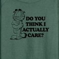 thumbnail image 3 of Garfield - Do You Think I Actually Care - Women's Lightweight French Terry Long Sleeve Shirt, 3 of 5