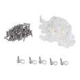 thumbnail image 2 of Scienceny 50 unids/set 5/16 pulgadas estilo R Clips de montaje agarre eléctrico Clips de alambre tornillos de acero inoxidable gestión de Accesorios para vehículos recreativos Scienceny VI0580-00B, 2 of 6