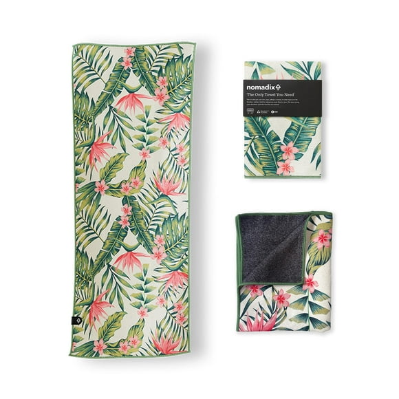 Toalla Nomadix Mini reciclada de 40 x 16 pulgadas, resistente a la arena, rosa